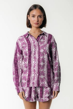 blouse paars