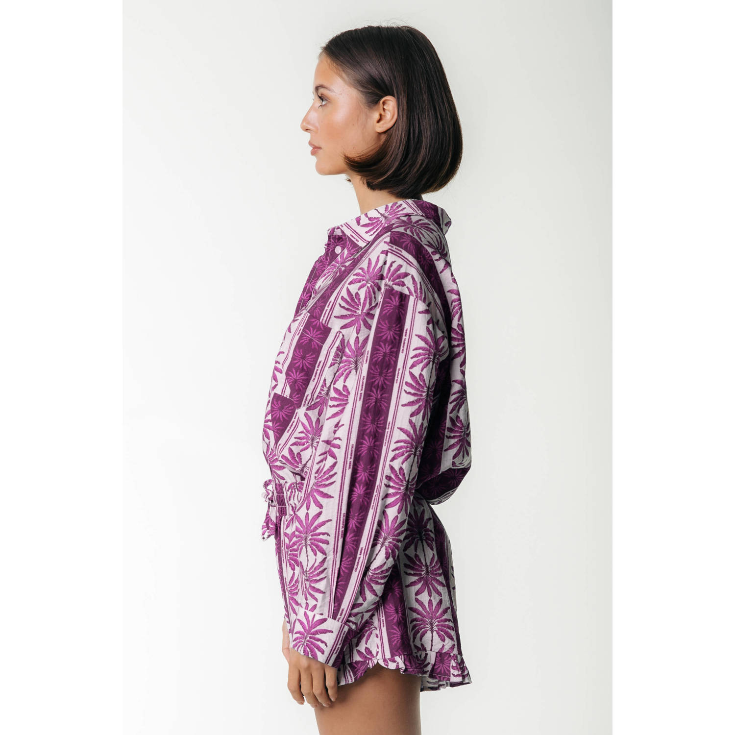 Colourful Rebel blouse paars