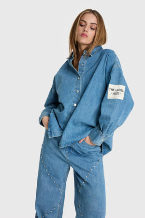 denim blouse medium blue denim