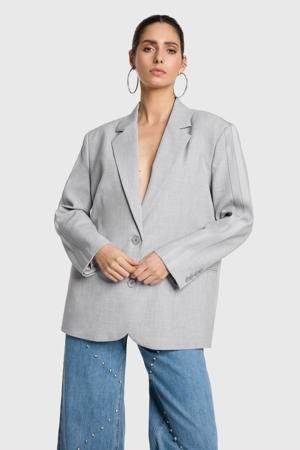 oversized blazer grijs