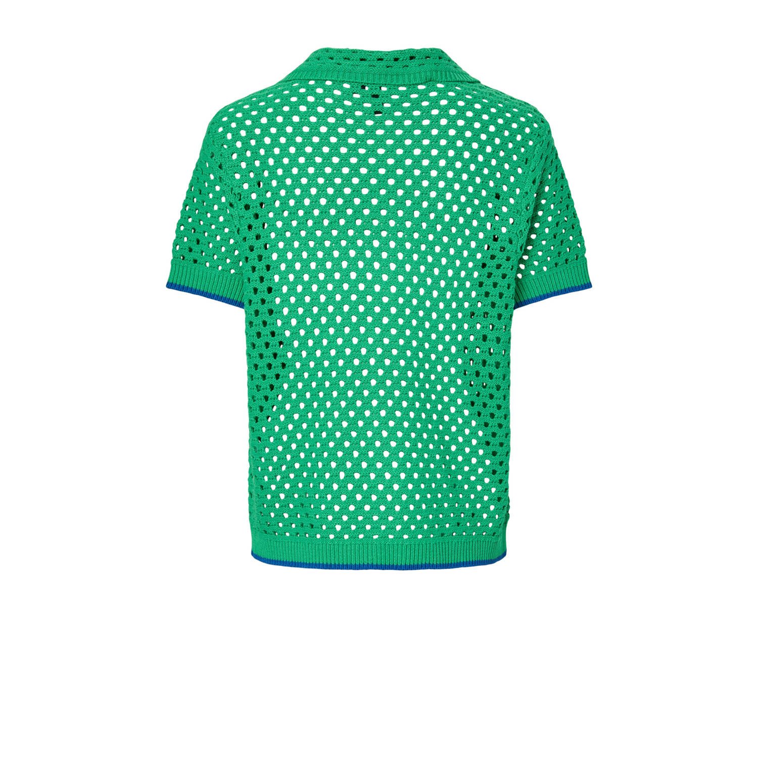 PIECES Tessa van Montfoort x Wehkamp blousetop groen crochet