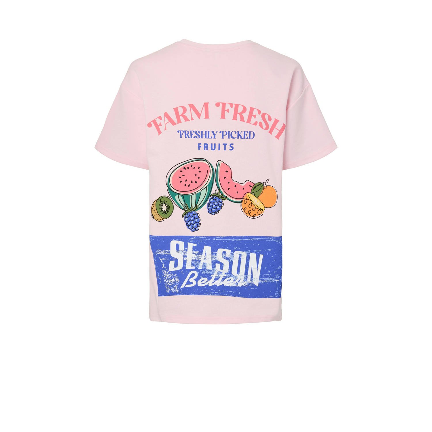 PIECES Tessa van Montfoort x Wehkamp T-shirt roze