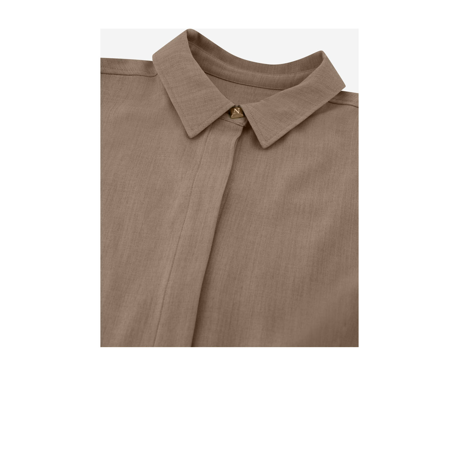 NIKKIE blousejurk beige