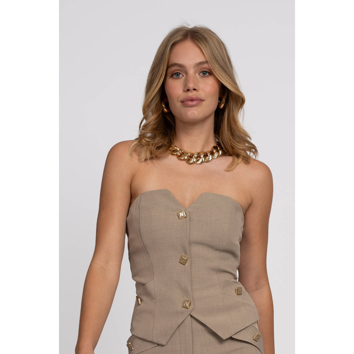 NIKKIE top beige