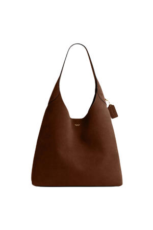 suède schoudertas Brooklyn 39 bruin