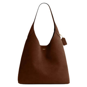 suède schoudertas Brooklyn 39 bruin