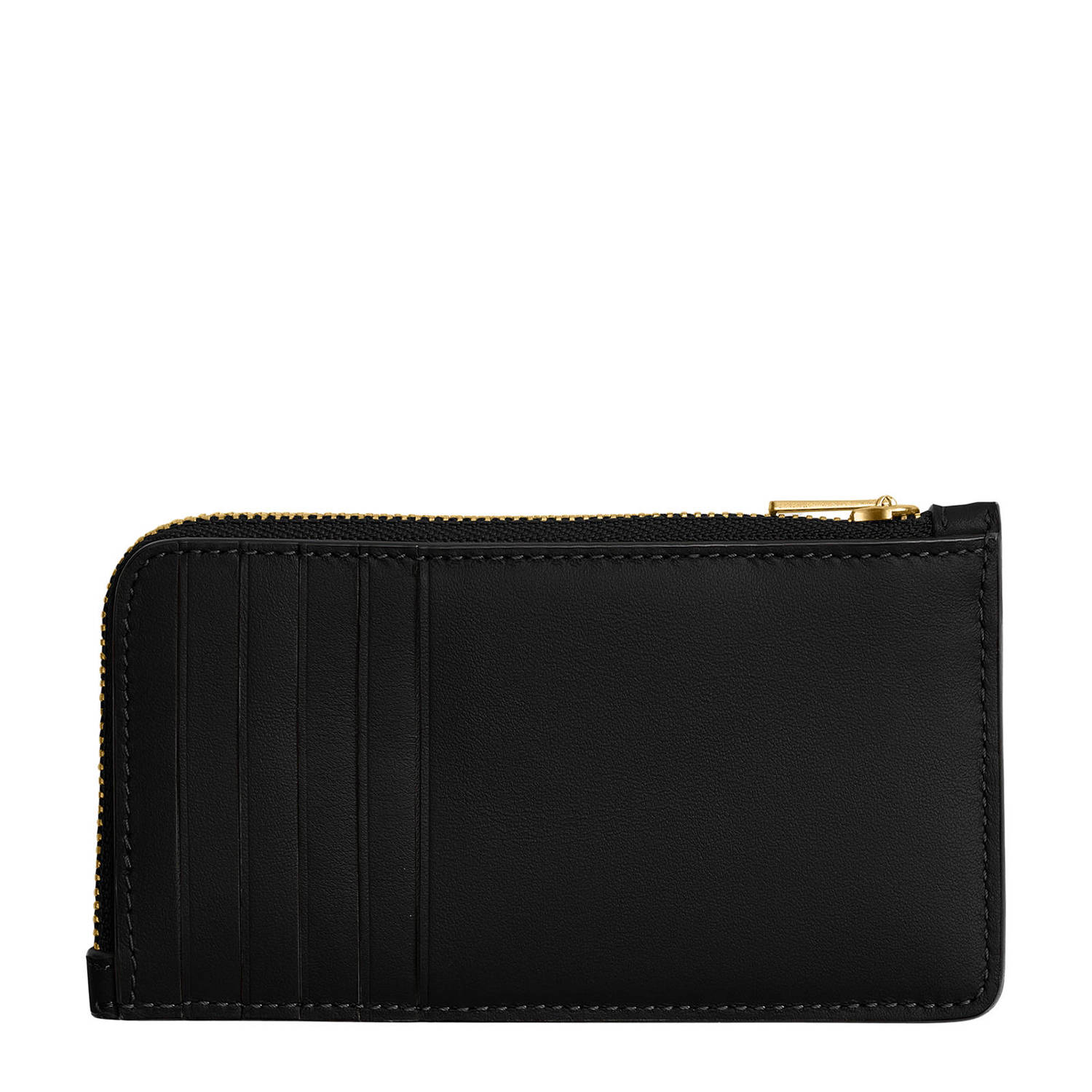 Coach leren pasjeshouder New York zwart