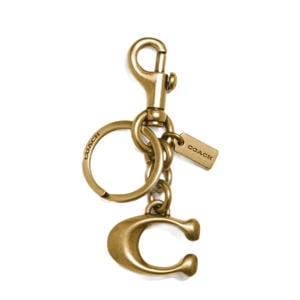 sleutelhanger Signature goudkleurig