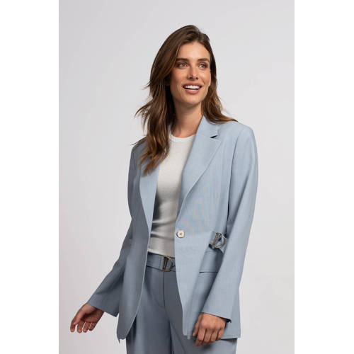Fifth House getailleerde blazer grijsblauw afbeelding