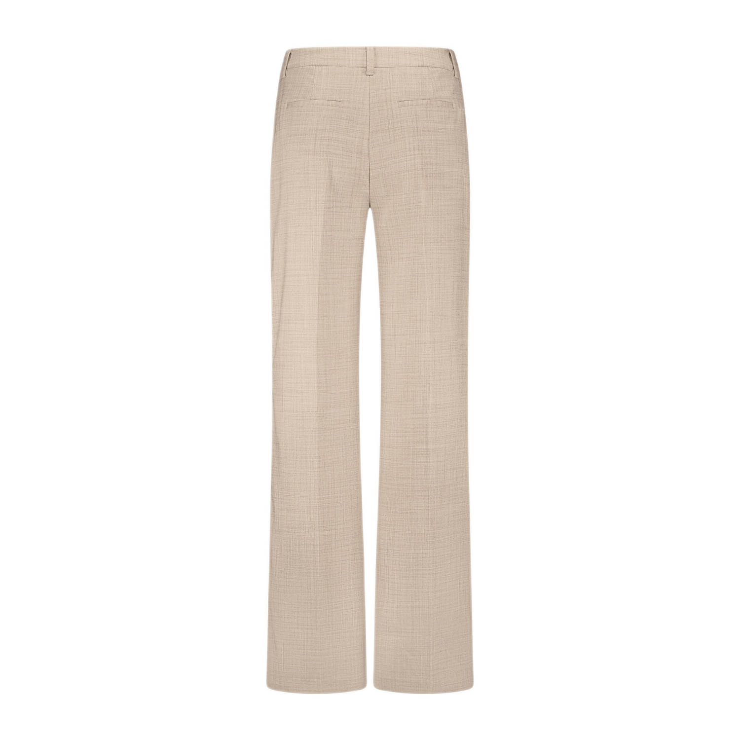 Fifth House straight high waist broek beige