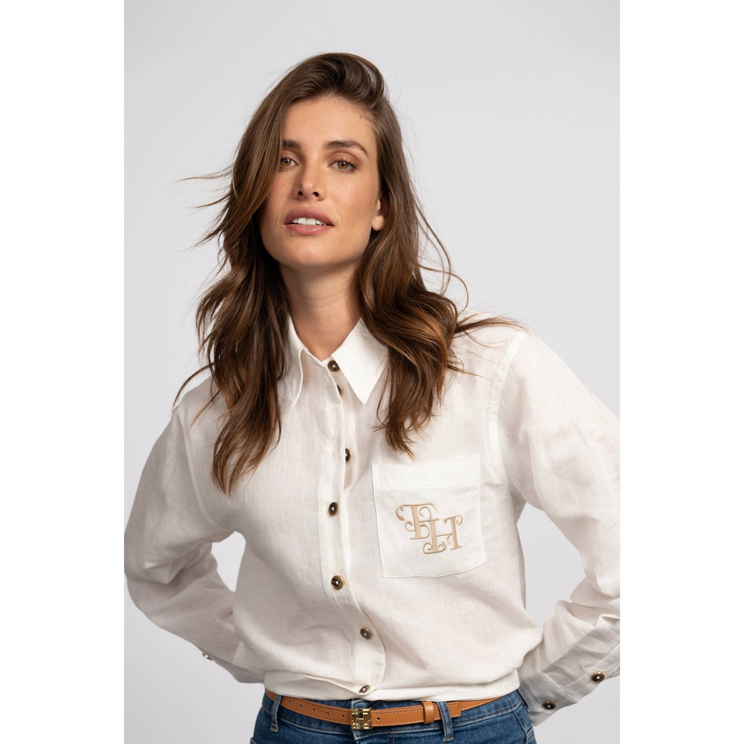 Fifth House blouse beige