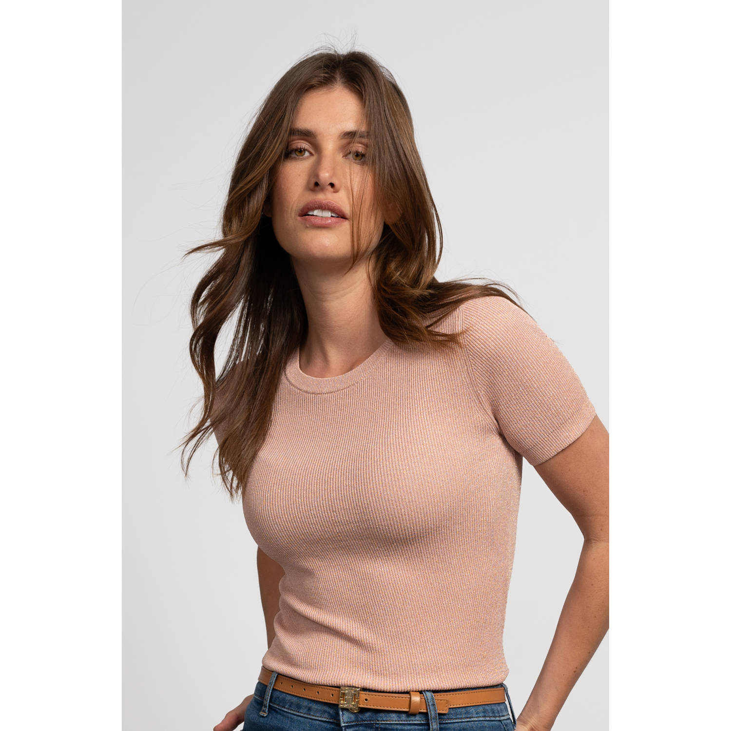 Fifth House top oudroze met lurex