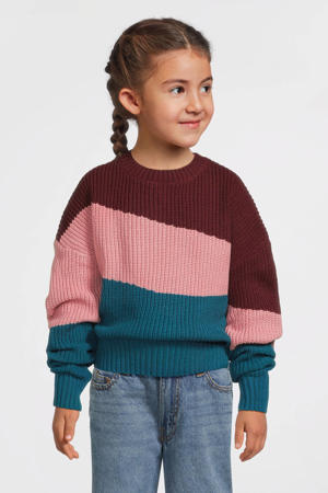 colourblock gebreide trui Layla multi
