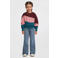 Me & My Monkey colourblock gebreide trui Layla multi