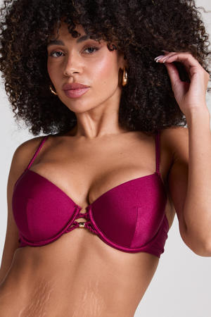 voorgevormde beugel bikinitop Marrakech donkerrood