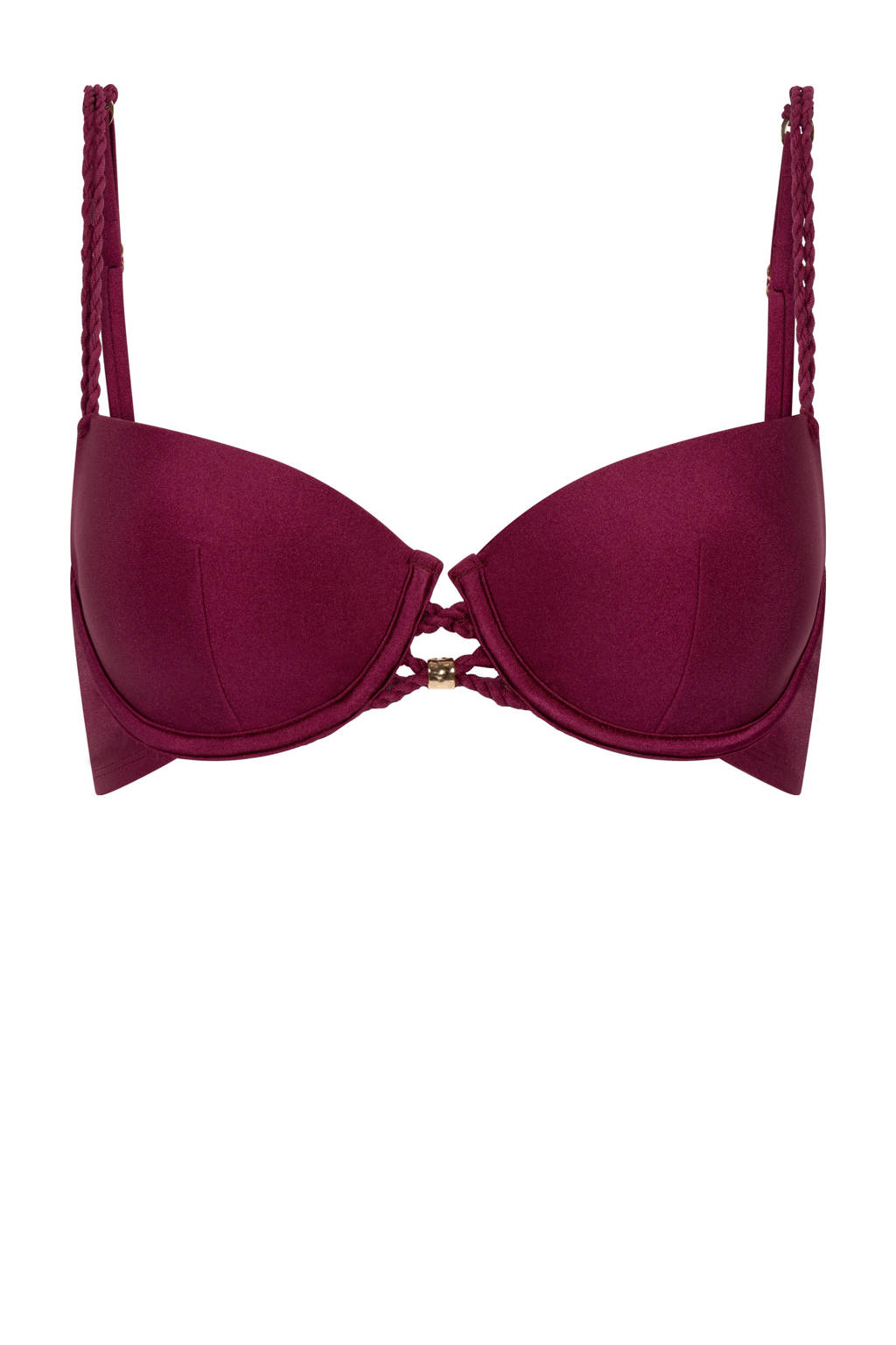 Hunkemöller Haut De Bikini Rembourré Marrakech à Armatures - Bretelles Torsadées Et Accents Dorés