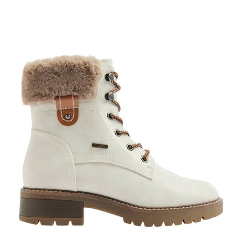 Landrover gevoerde veterboots ecru afbeelding