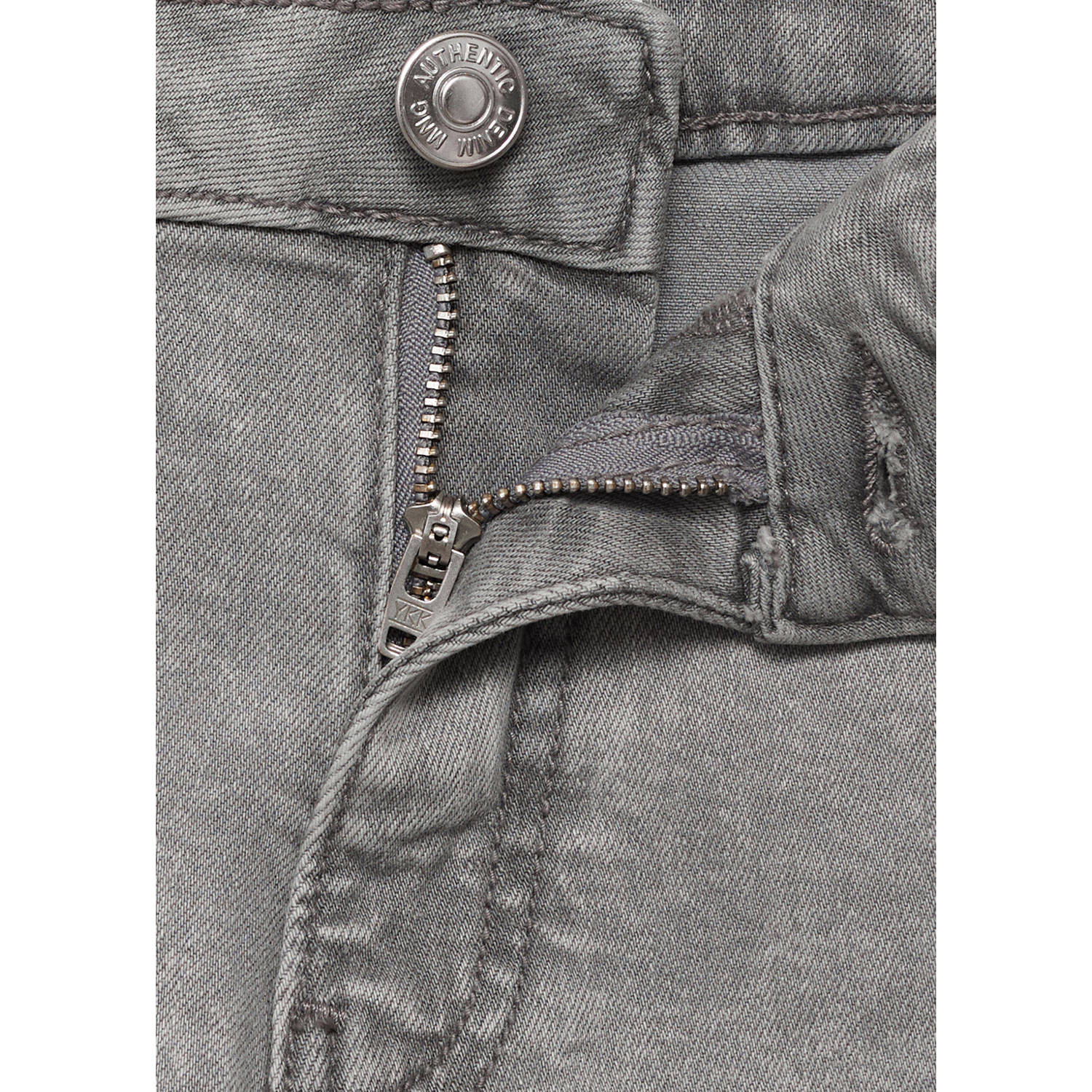 MANGO TEEN denim short grey denim