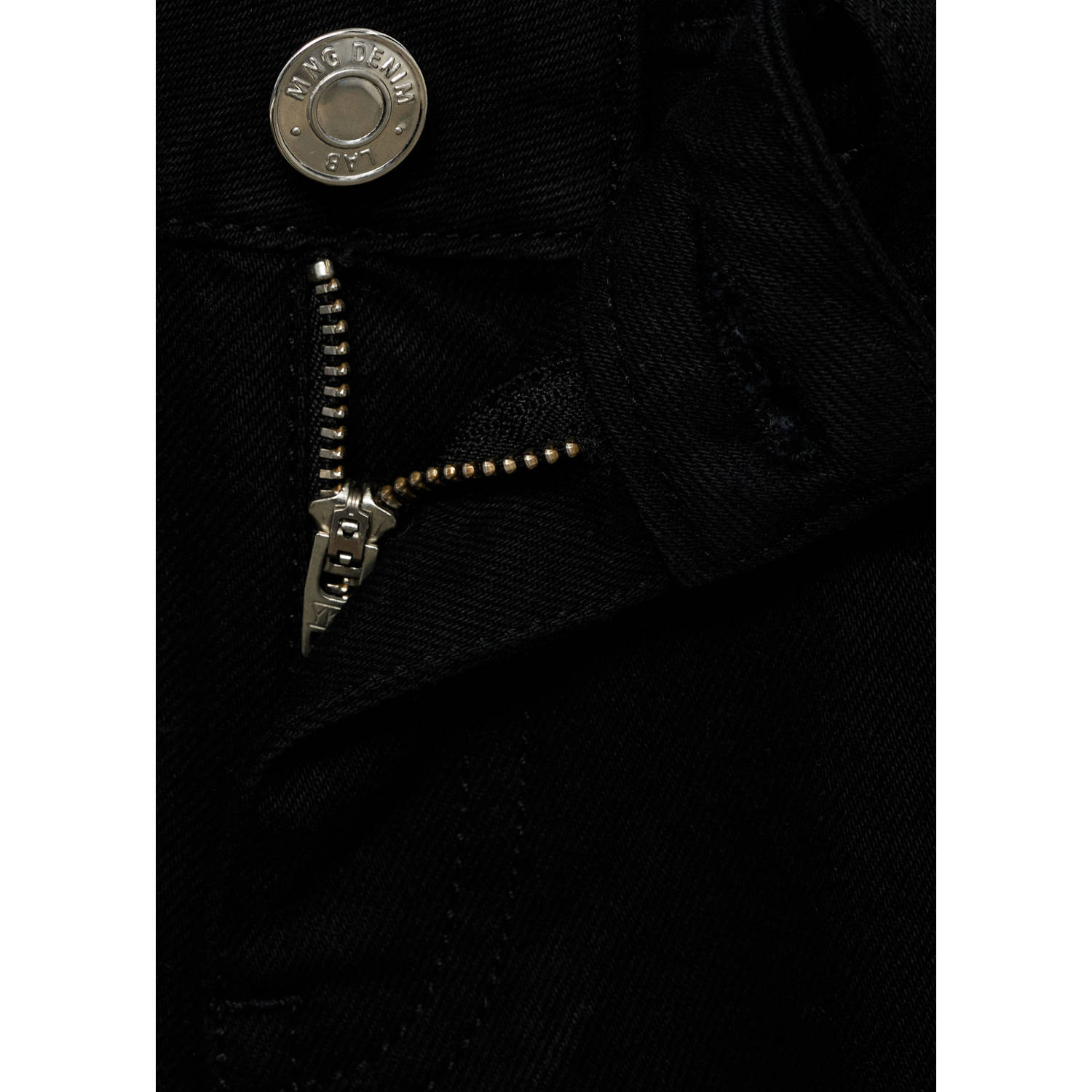 MANGO TEEN denim short black denim