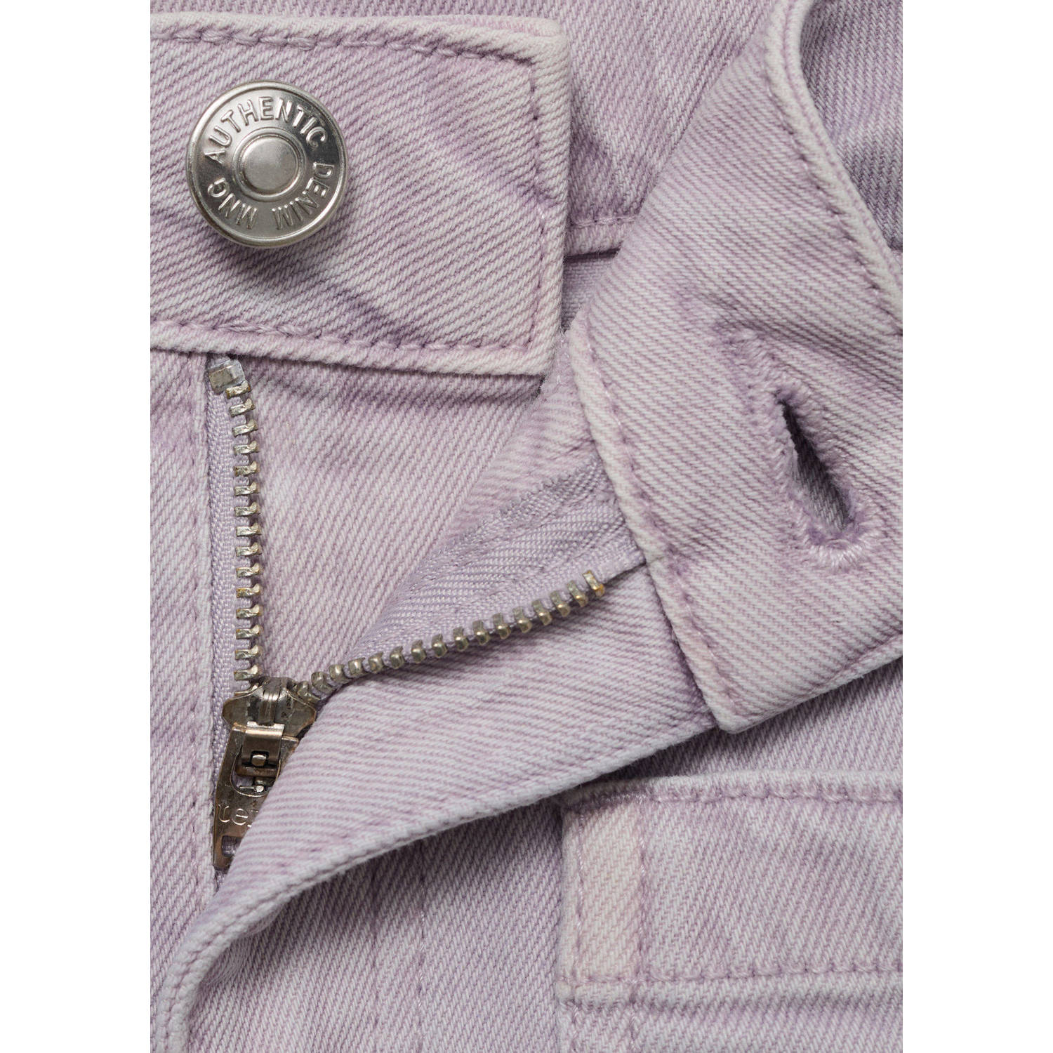 MANGO TEEN denim short lila