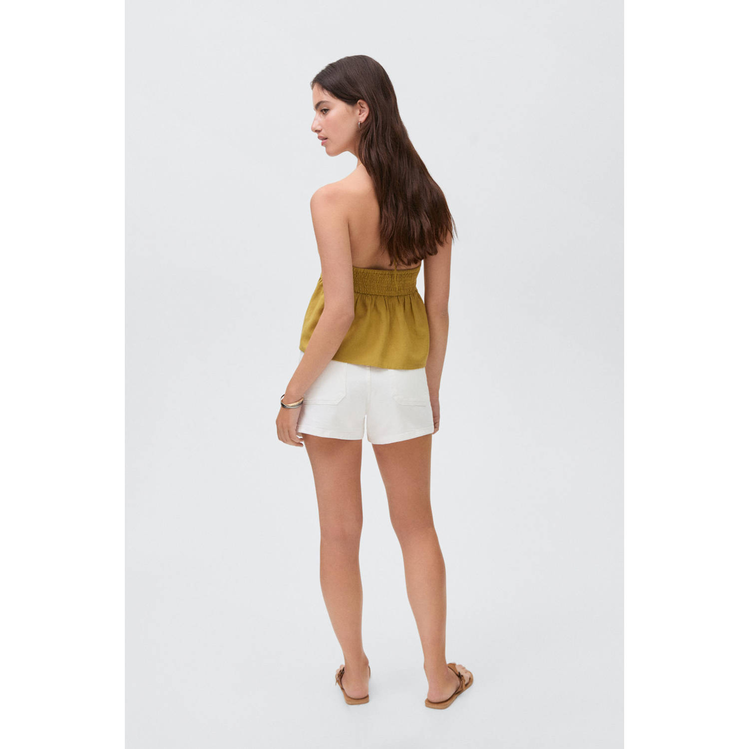 MANGO TEEN denim short wit
