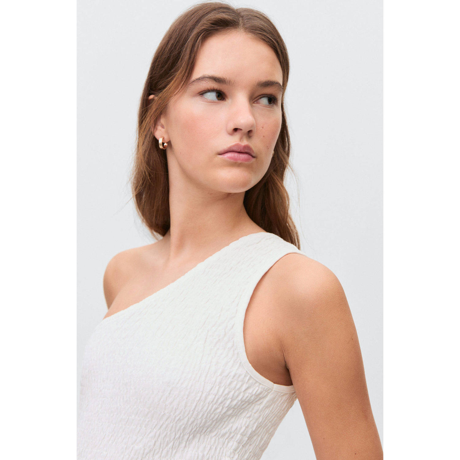 MANGO TEEN maxi jurk wit