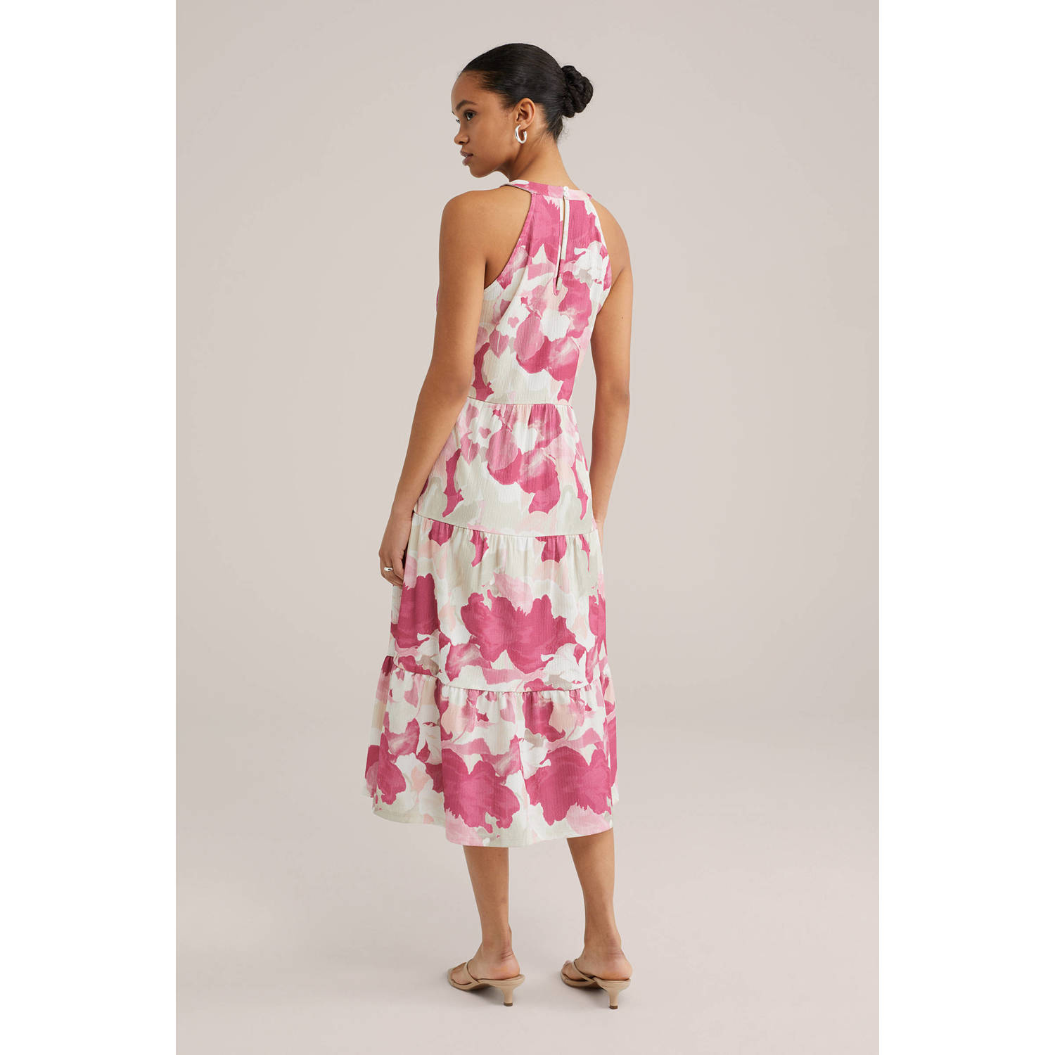 WE Fashion A-lijn jurk roze
