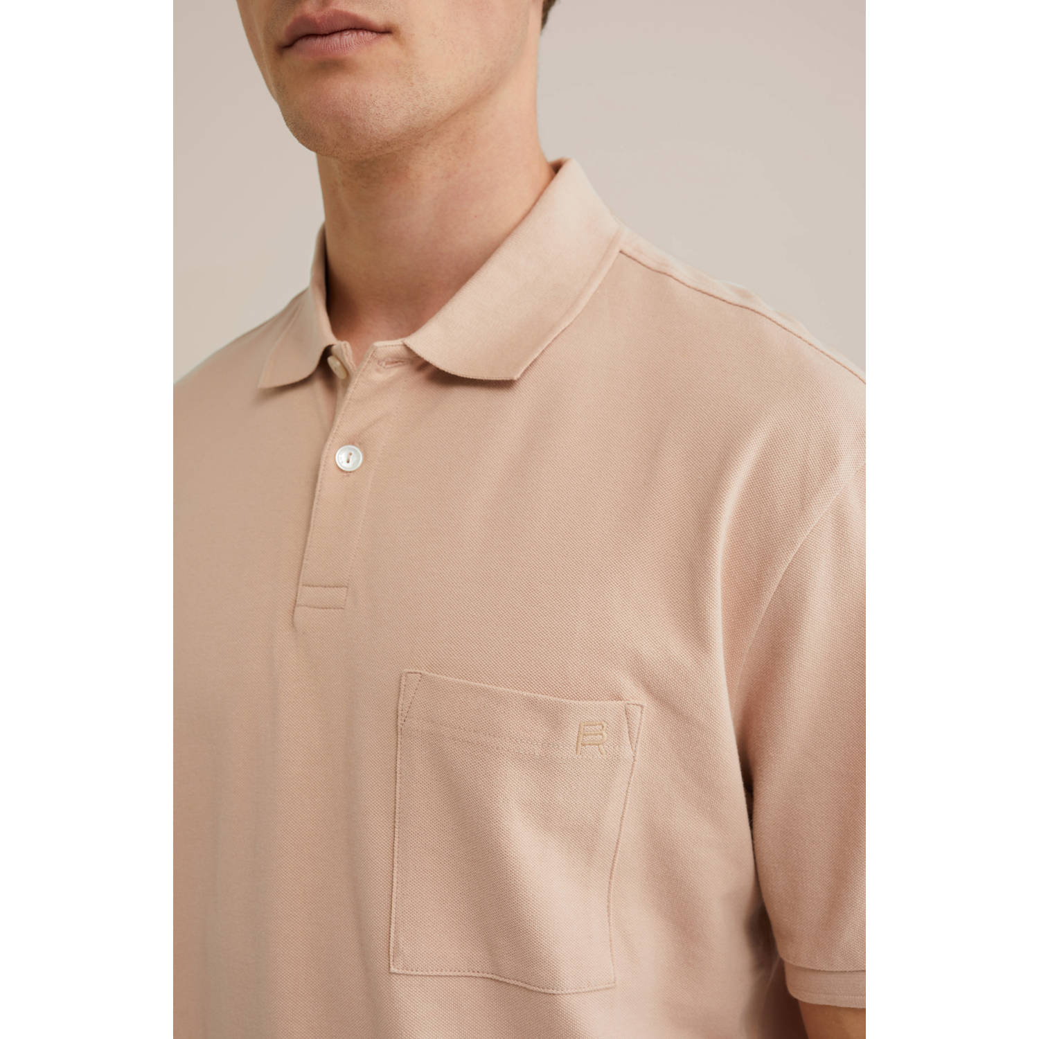 WE Fashion Blue Ridge regular polo oudroze