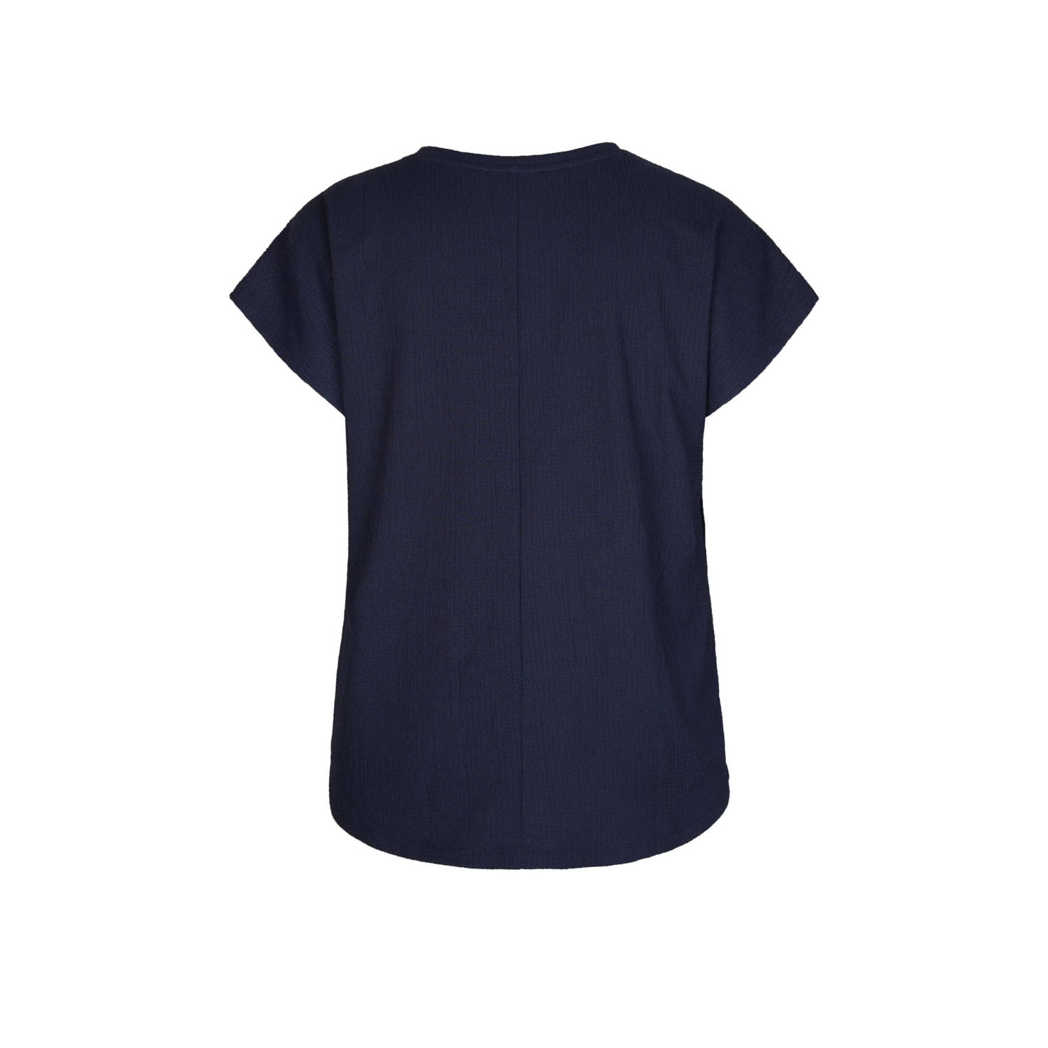 Miss Etam Plus top donkerblauw