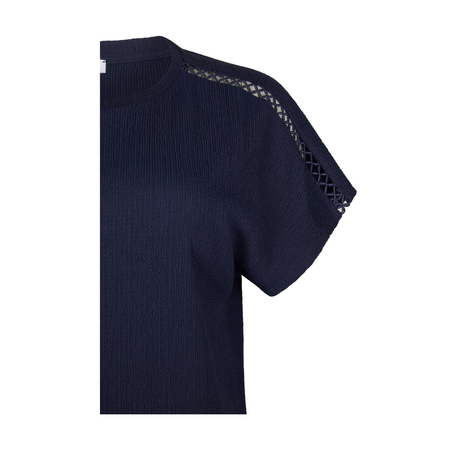 Miss Etam Plus top donkerblauw