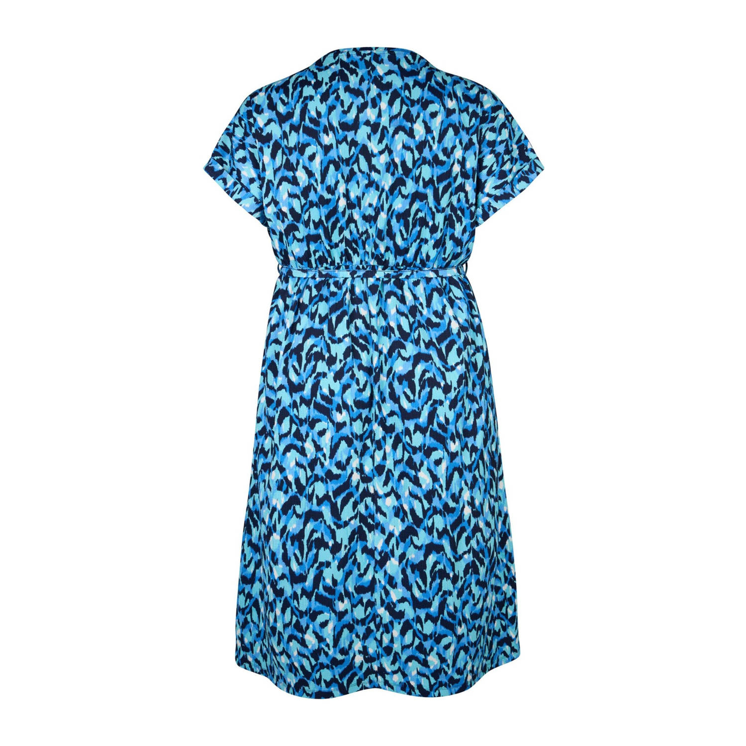 Miss Etam Plus zomerjurk blauw