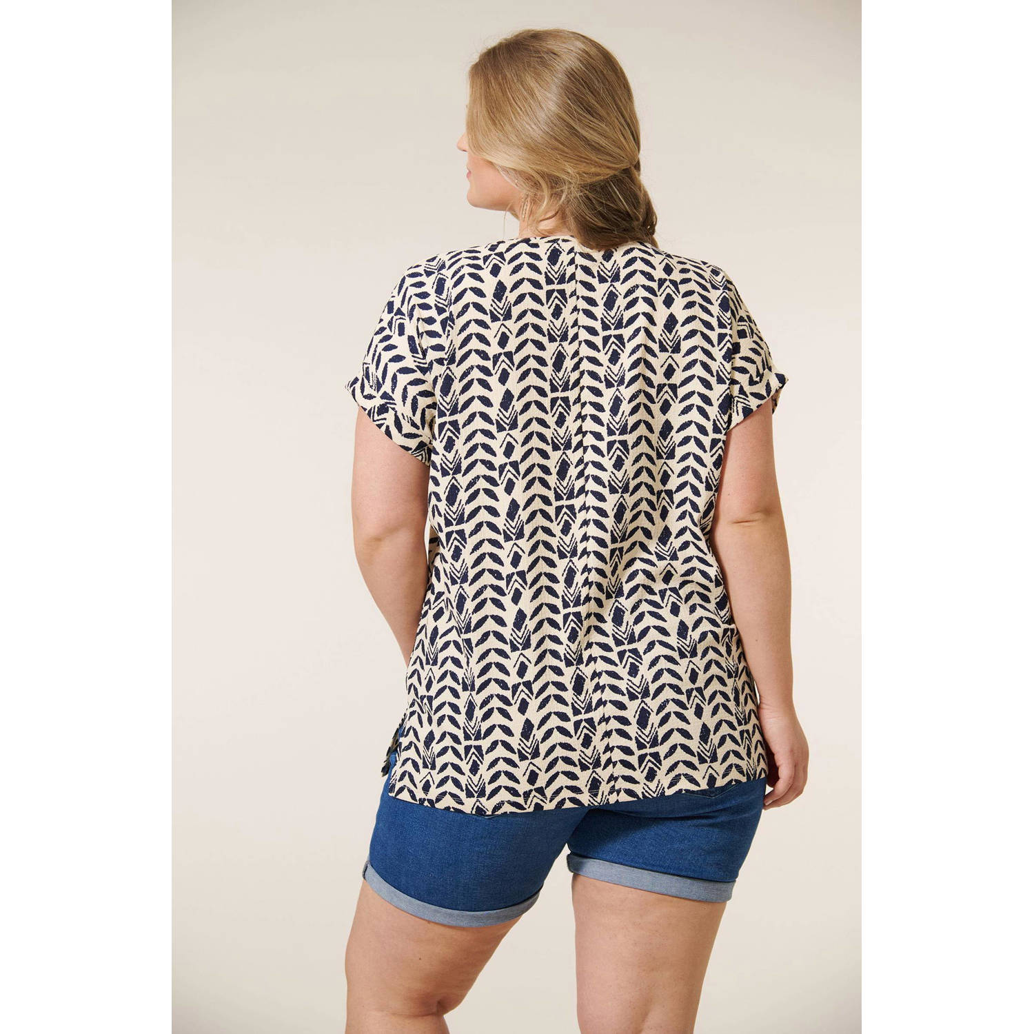 Miss Etam Plus top beige