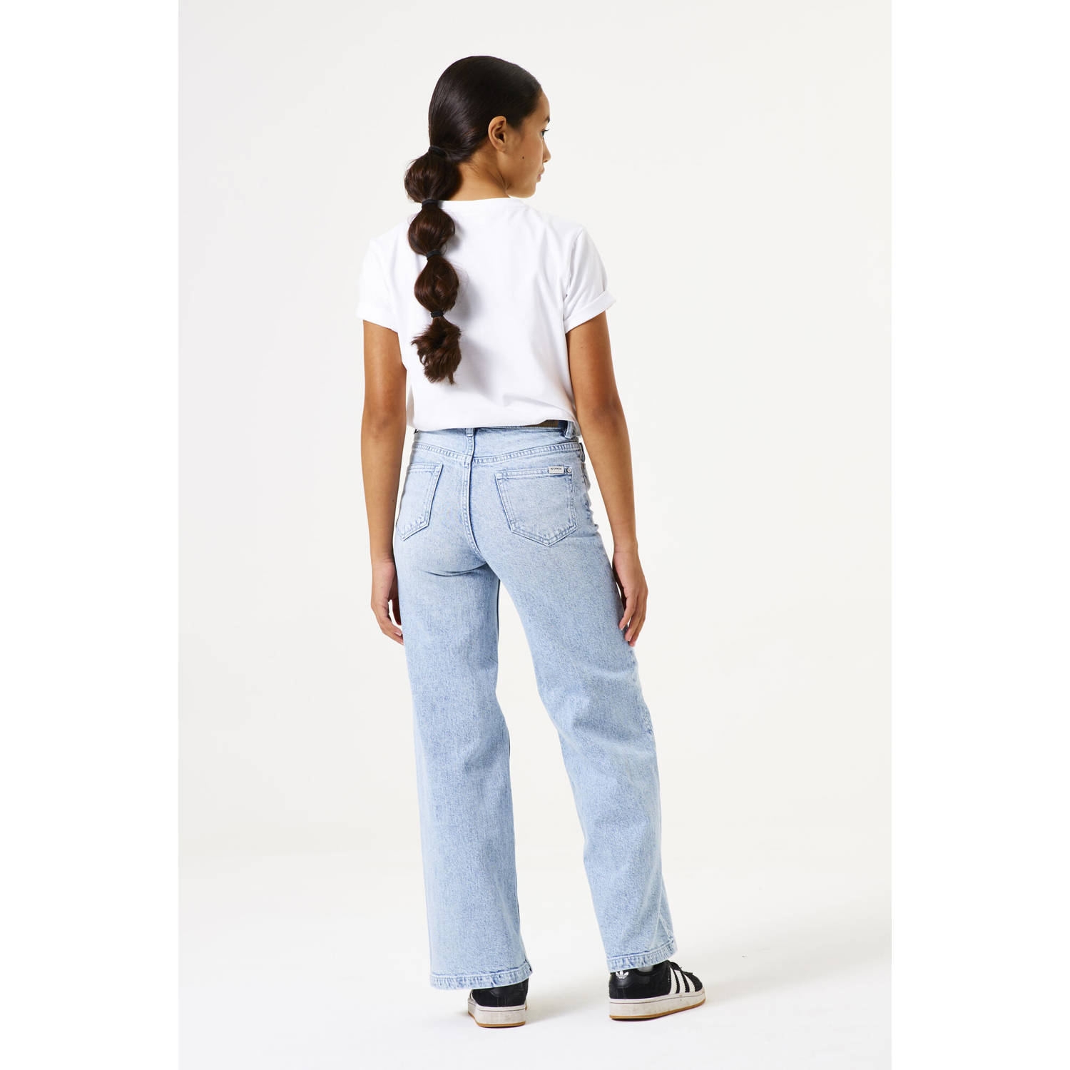 Garcia high waist loose fit jeans light blue denim