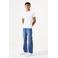 Garcia straight leg jeans medium blue denim