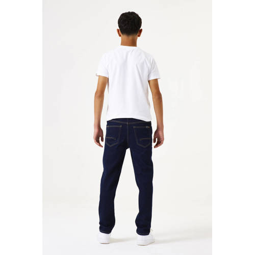 Garcia tapered jeans dark blue denim afbeelding