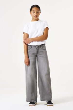 low waist loose fit jeans grey denim
