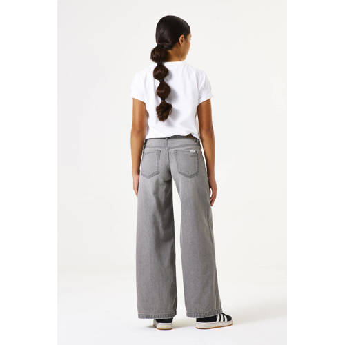 Garcia low waist loose fit jeans grey denim afbeelding
