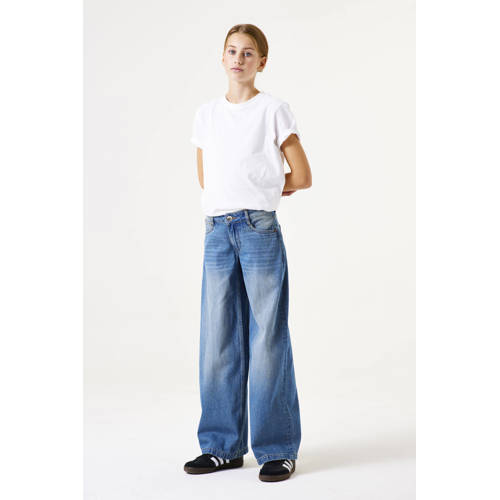 Garcia low waist loose fit jeans medium blue denim afbeelding