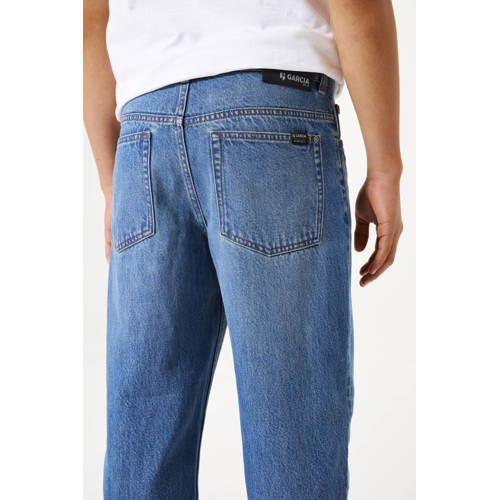 Garcia loose fit jeans medium blue denim afbeelding