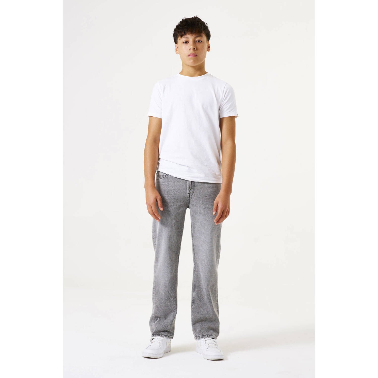 Garcia straight leg jeans grey denim