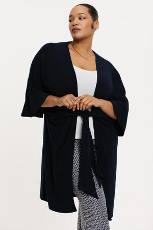 lang vest donkerblauw