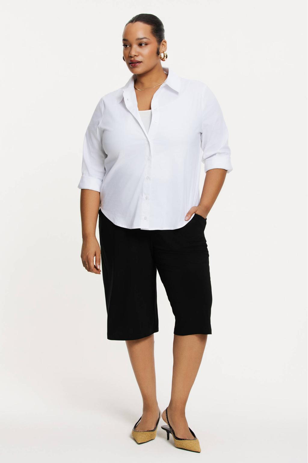 YOEK high waist bermuda short zwart