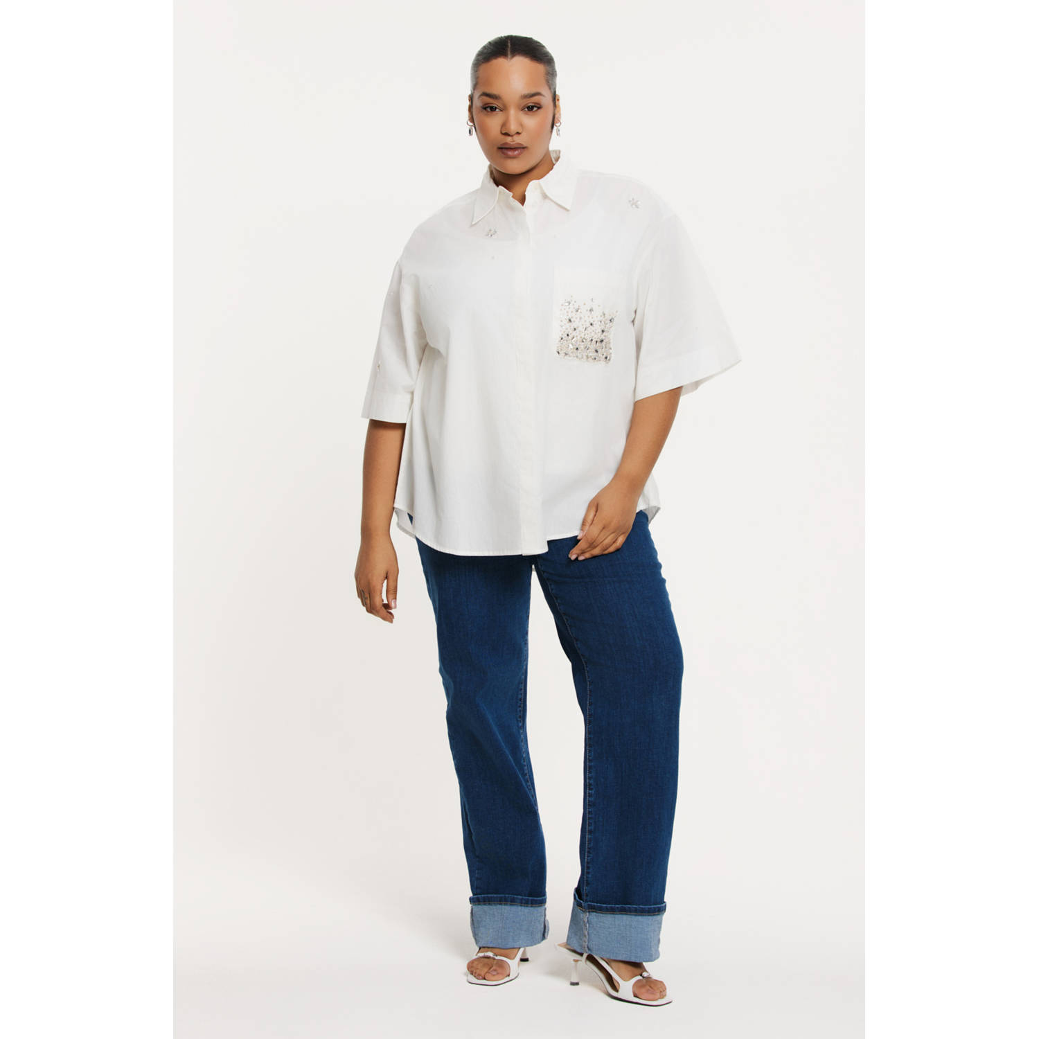 YOEK blouse wit