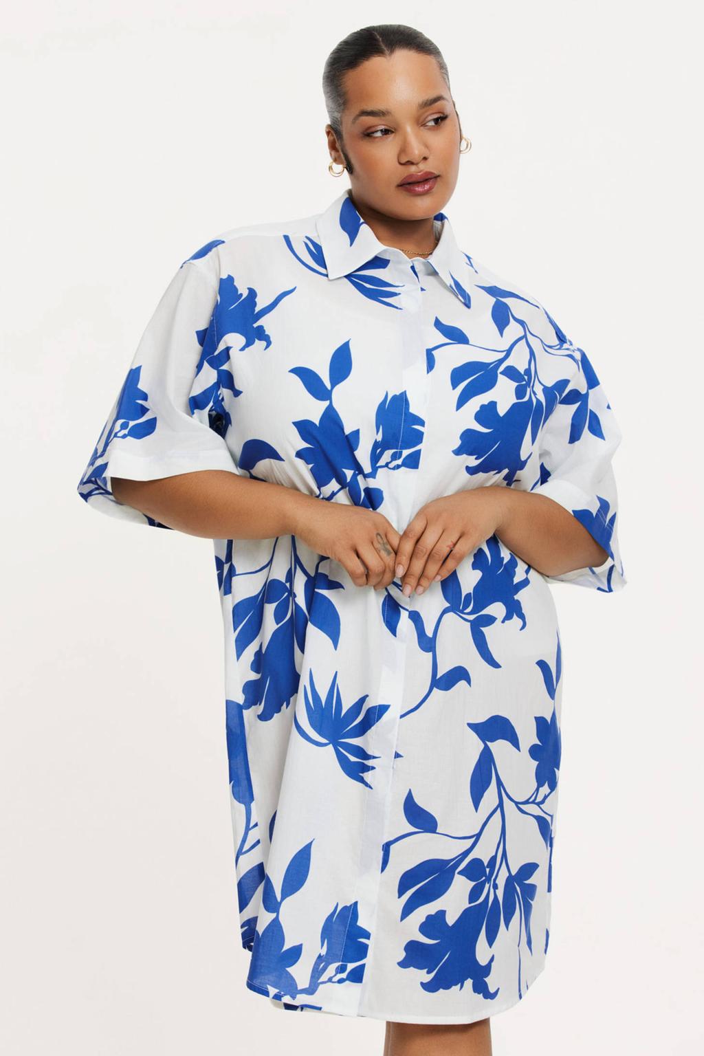 YOEK blousejurk blauw