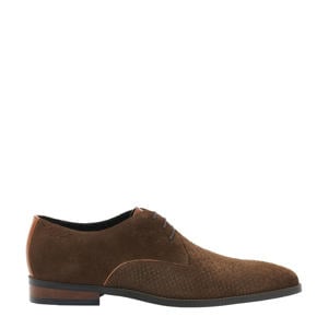 Bregenz suède veterschoenen bruin