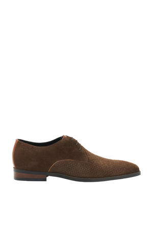 Bregenz suède veterschoenen bruin