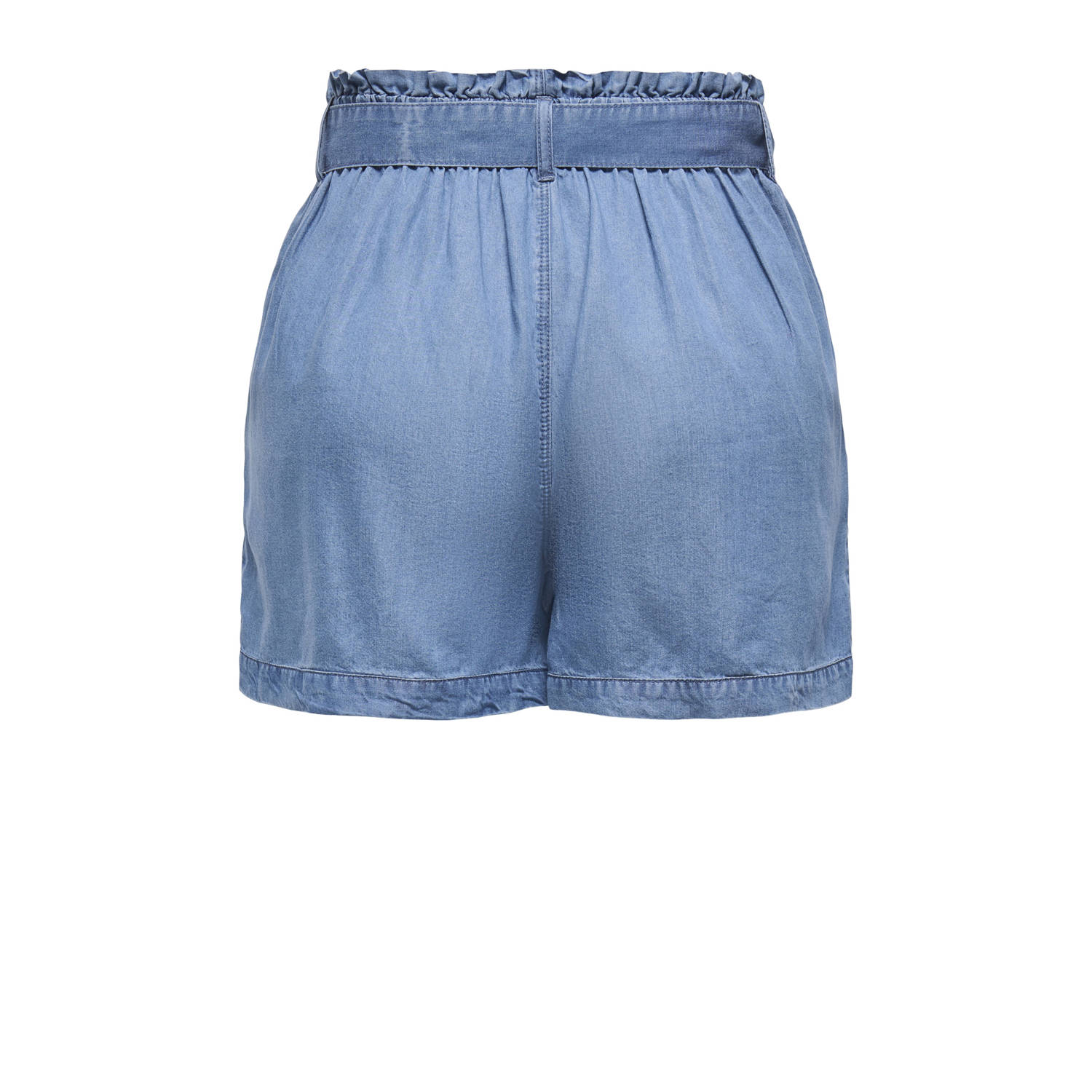 ONLY denim regular high waist denim short medium blue denim
