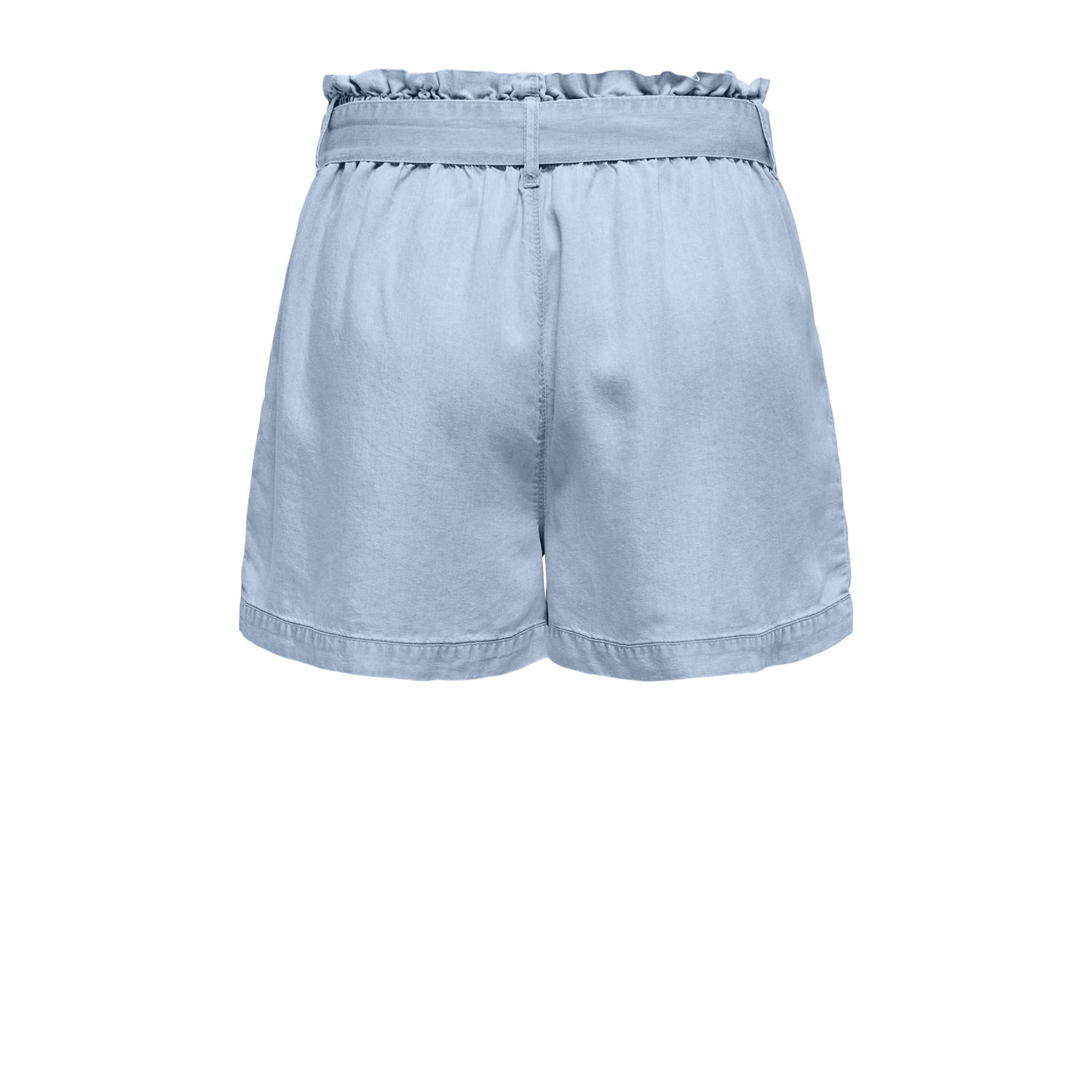 ONLY denim regular high waist denim short light blue denim