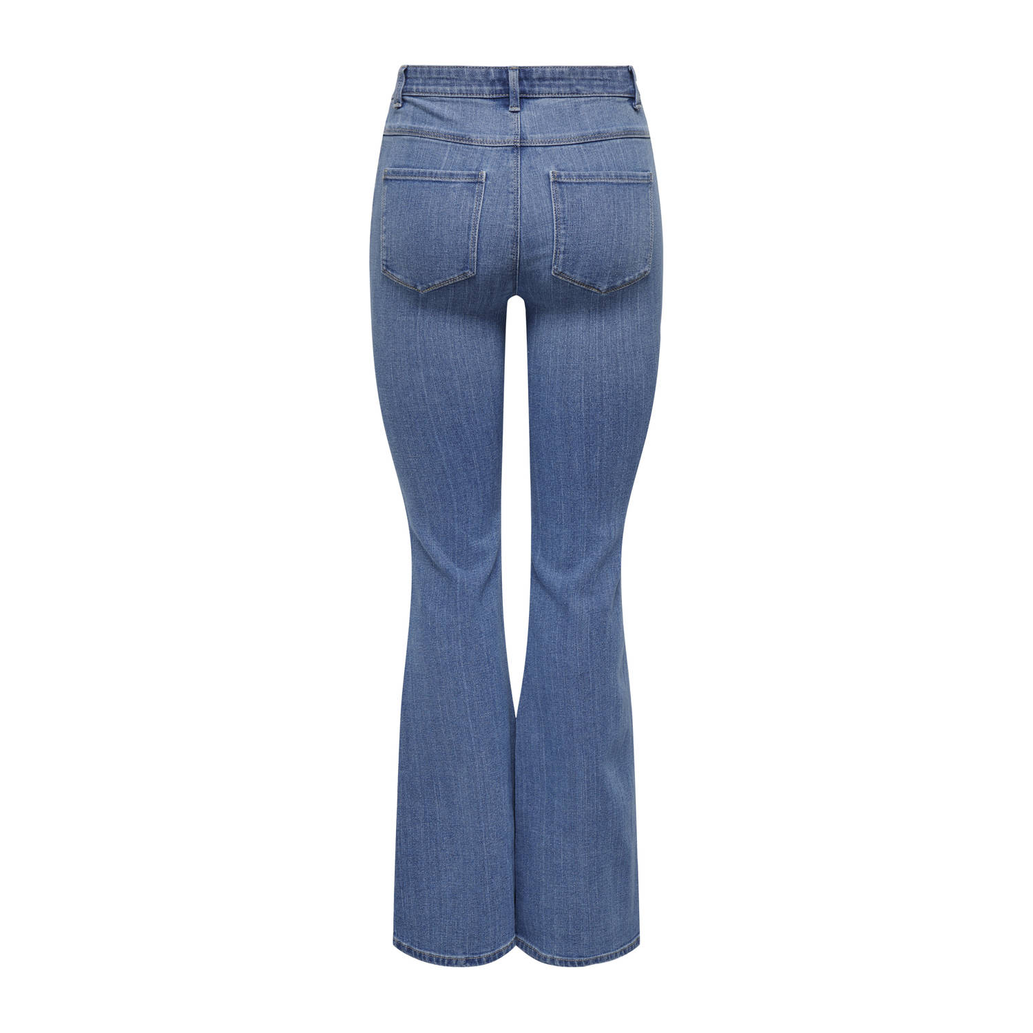 ONLY TALL high waist flared jeans medium blue denim