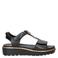 Ara leren sandalen zwart